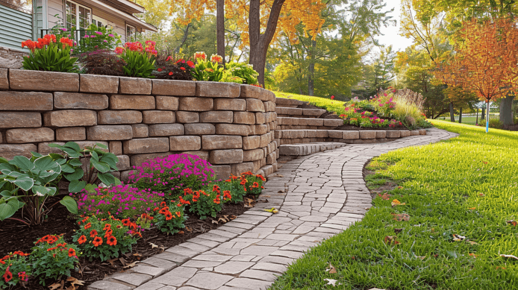landscapint ideas retaining walls pittsburgh