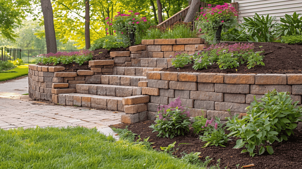 what are decorative retaining walls